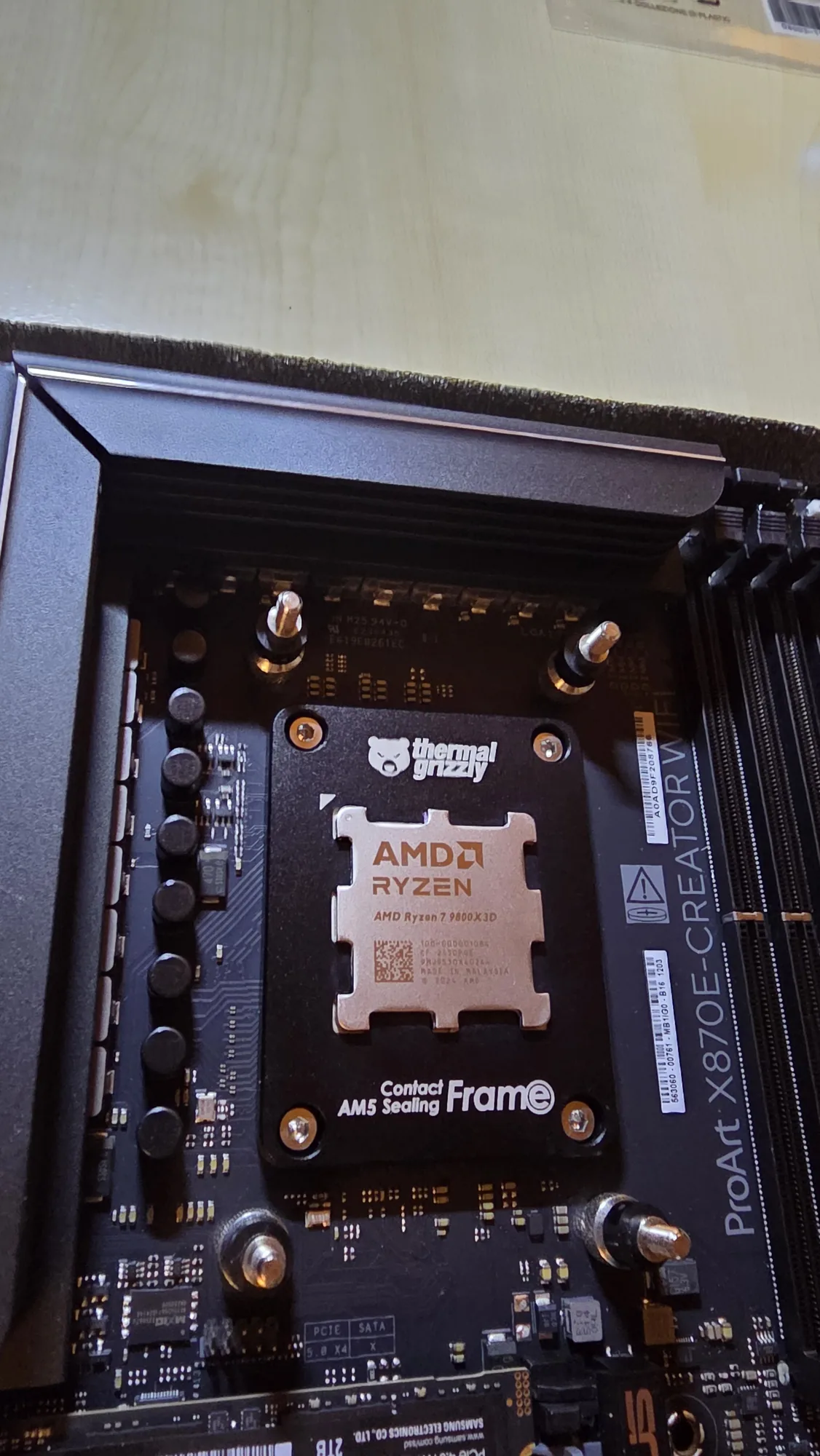 Umbau auf ASUS Creator, Ryzen 7 9850X3D und GeForce RTX 5070 Ti: Aufnahme 051