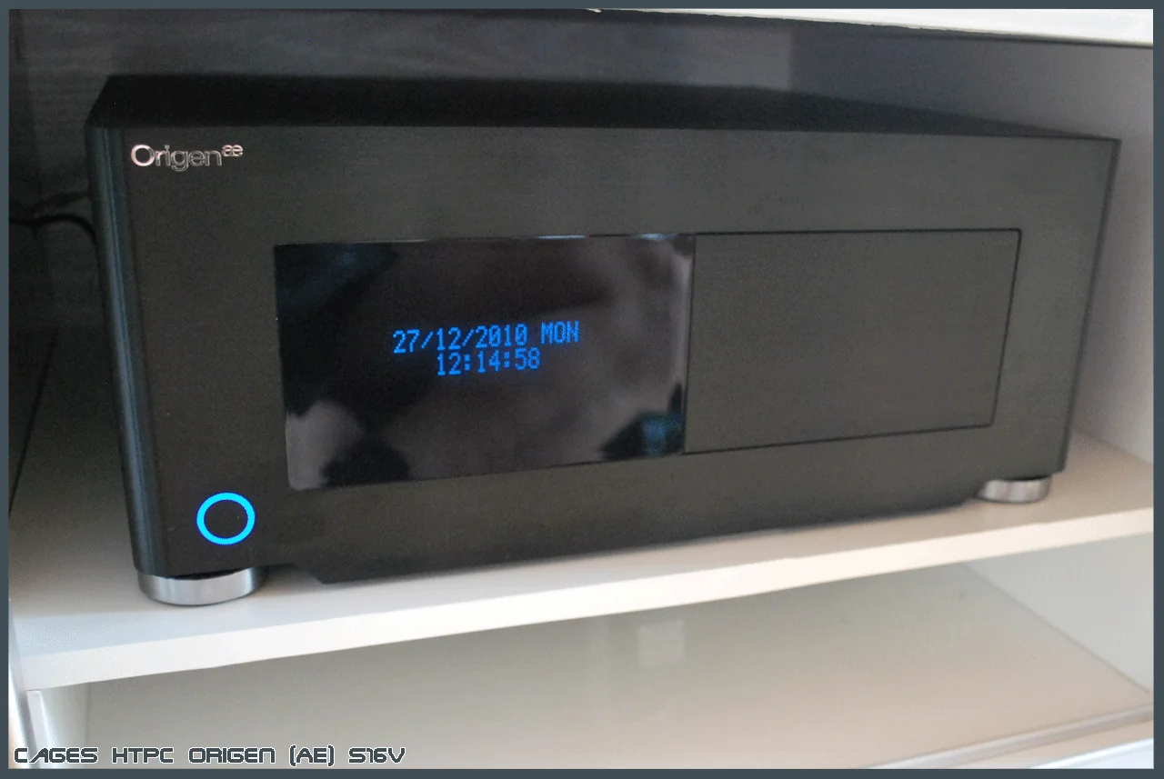 OrigenAE S16V im Betrieb mit Frontdisplay