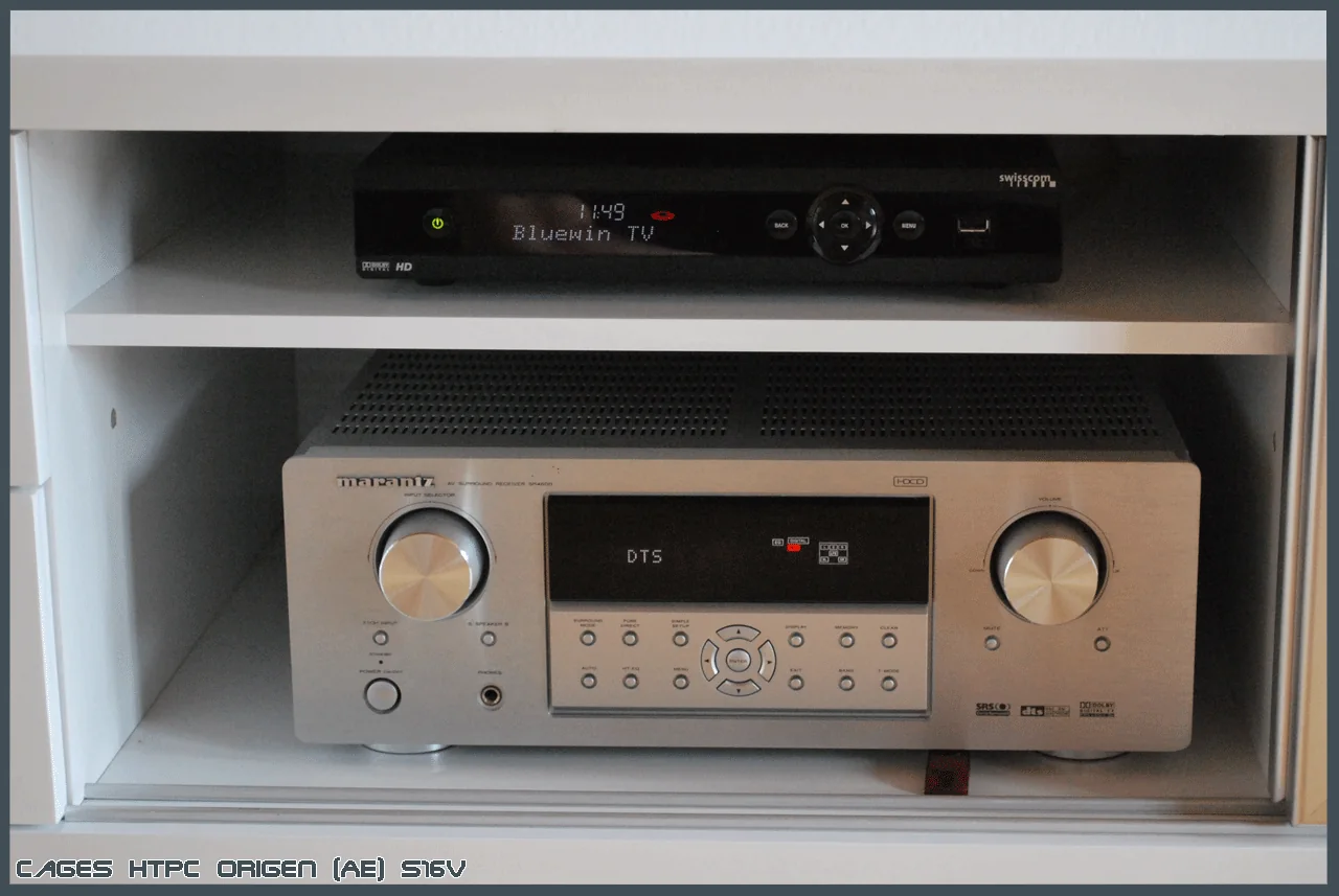 HTPC im Hi-Fi-Rack mit Marantz-Receiver