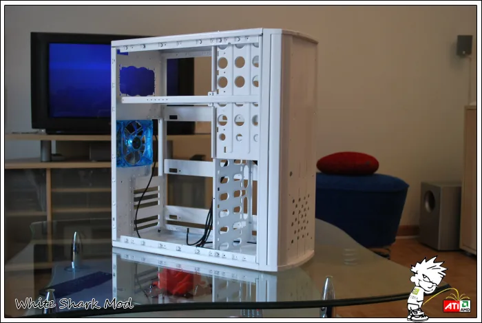 Thermaltake White Shark Mod: Projektaufnahme