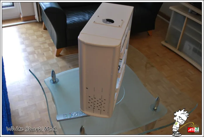 Thermaltake White Shark Mod: Projektaufnahme