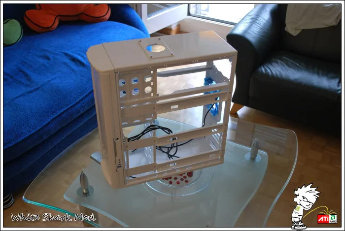 Thermaltake White Shark Mod: Projektaufnahme