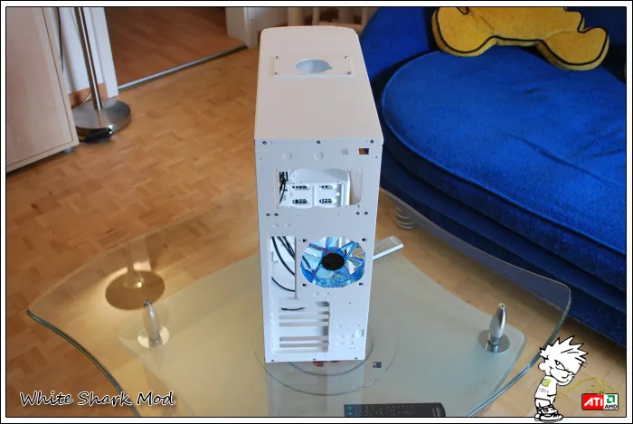 Thermaltake White Shark Mod: Projektaufnahme