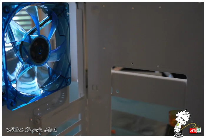 Thermaltake White Shark Mod: Projektaufnahme