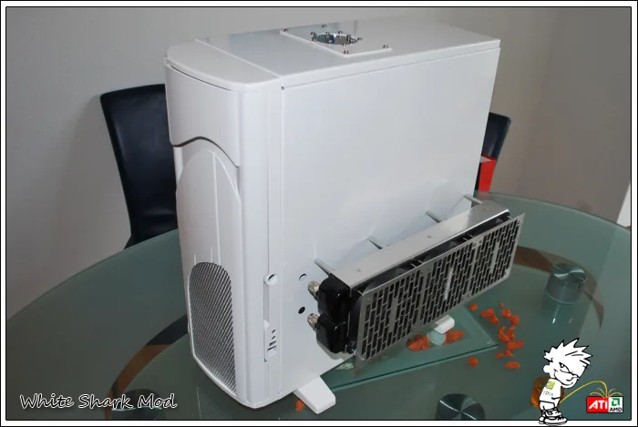 Thermaltake White Shark Mod: Projektaufnahme