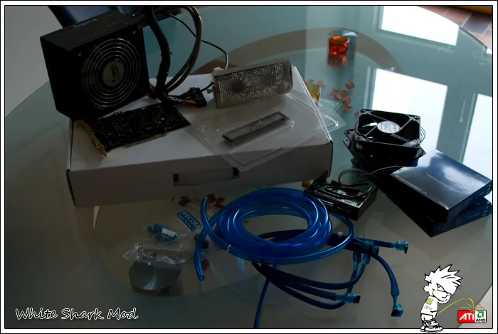 Thermaltake White Shark Mod: Projektaufnahme