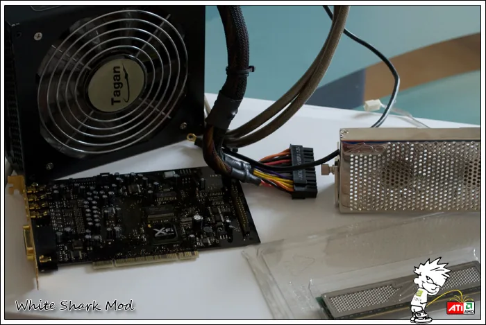 Thermaltake White Shark Mod: Projektaufnahme