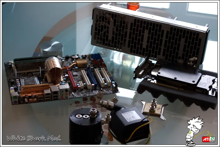 Thermaltake White Shark Mod: Projektaufnahme