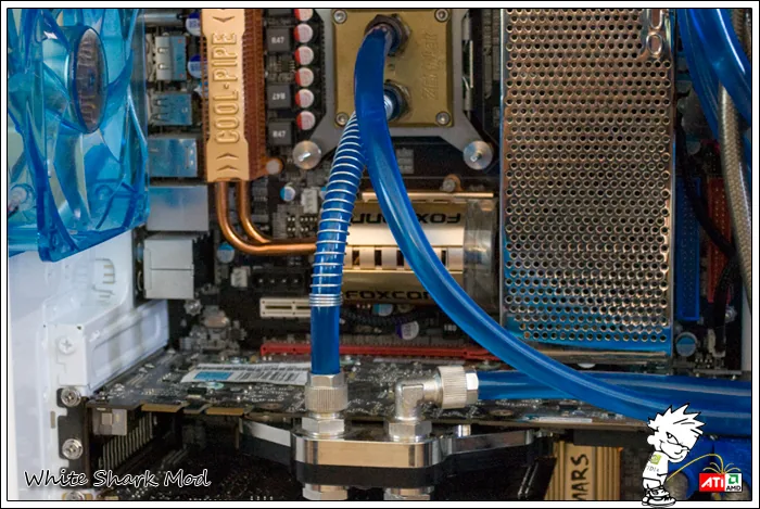 Thermaltake White Shark Mod: Projektaufnahme