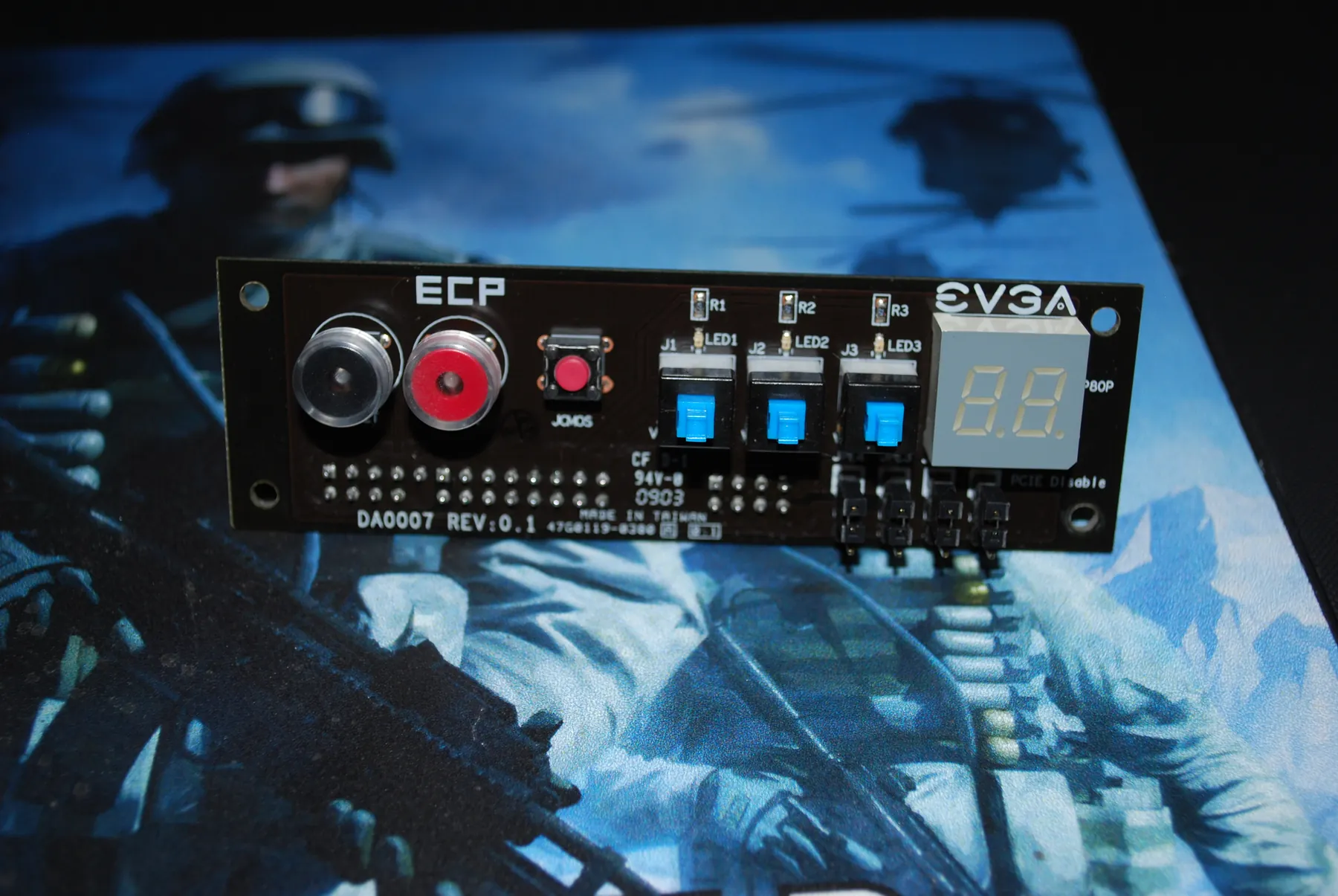 SilverStone TJ07 BloodMod: EVGA Panel: Aufnahme 2