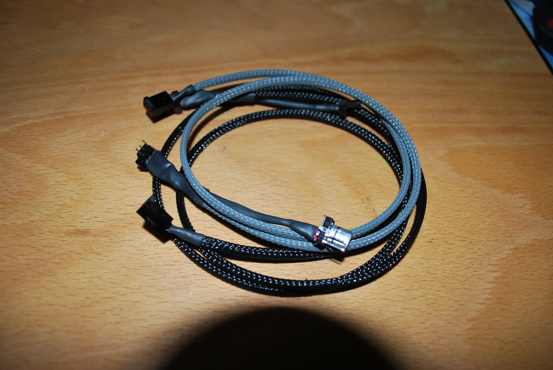 SilverStone TJ07 BloodMod: finales Kabel-Sleeving: Aufnahme 1