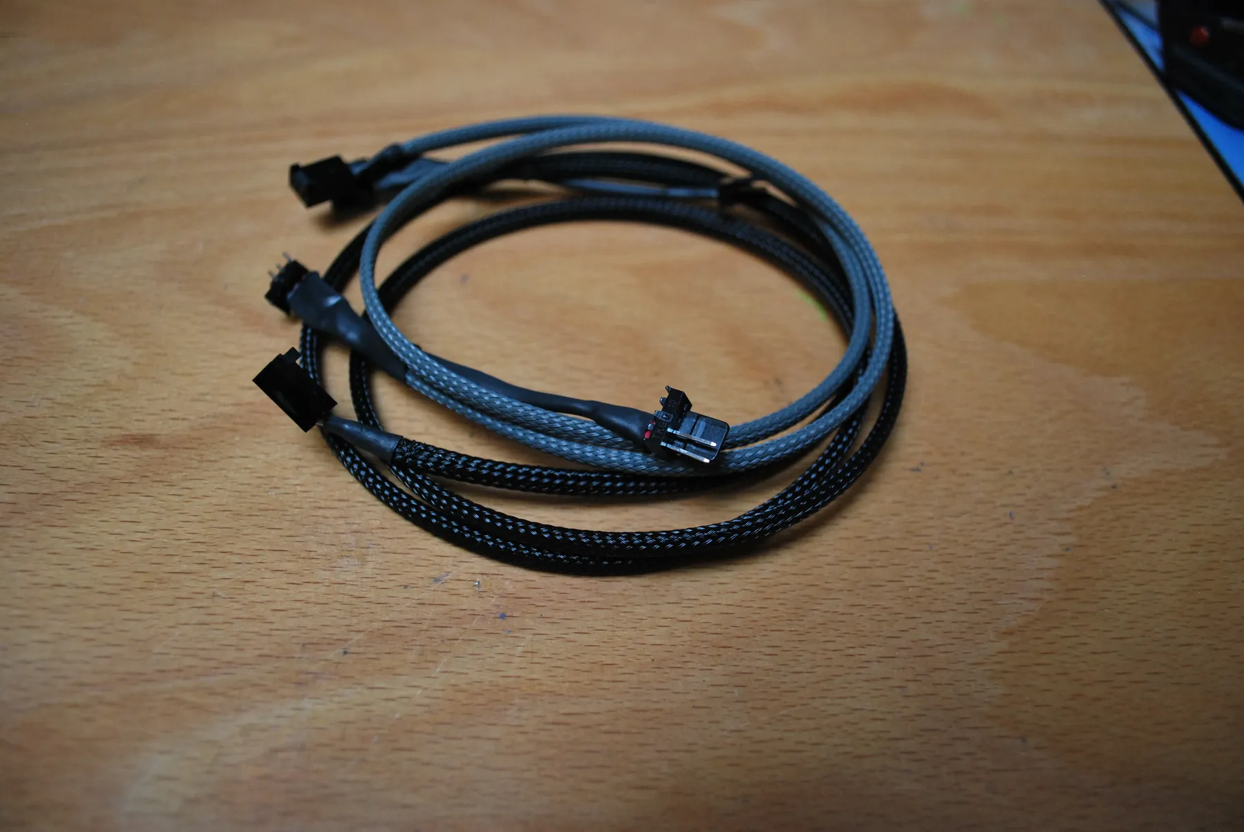 SilverStone TJ07 BloodMod: finales Kabel-Sleeving: Aufnahme 2