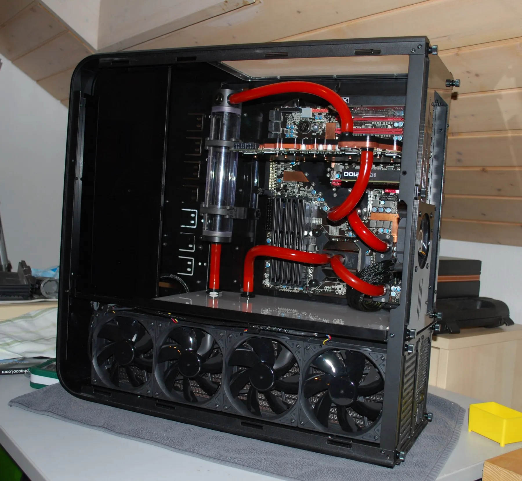 SilverStone TJ07 BloodMod: Verkabelung 3: Aufnahme 2