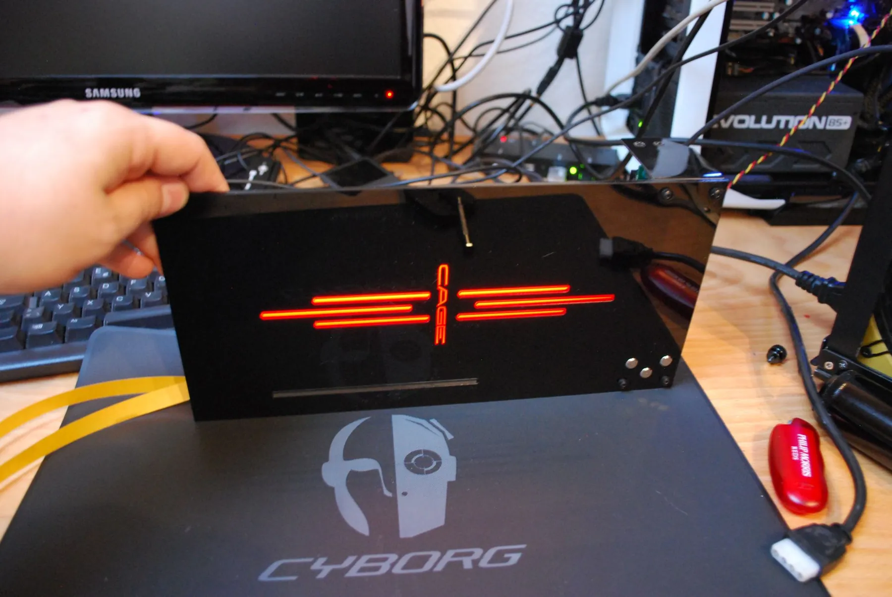 SilverStone TJ07 BloodMod: fertiges sLight: Aufnahme 1